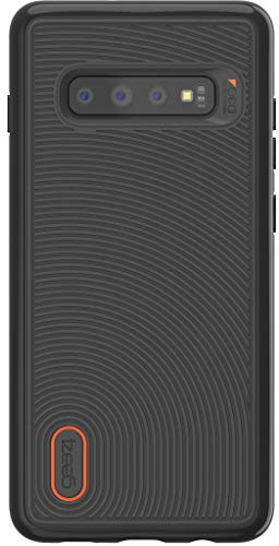 Gear4 Battersea Phone Case/Handyhülle Schutzhülle D30 Schutz kompatibel mit Samsung Galaxy S10+ - Black/Schwarz