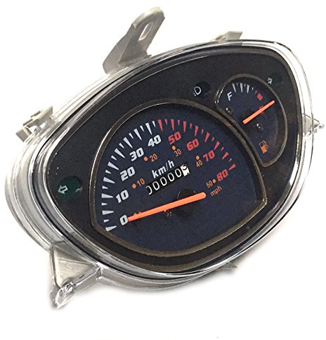 TACHO TACHOMETER COCKPIT INSTRUMENTENBLOCK kompatibel mit REX MONZA 50 STRATOS MONTANA SCOOTER und baugleiche SHENKE JONWAY JINAN QINGQI CHINA ROLLER
