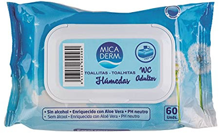 Marca Blanca - Micaderm Papel Higiénico Húmedo, 80 toallitas