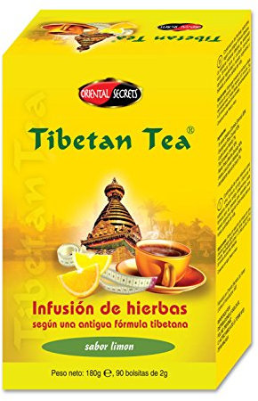 Tibetan Tea sabor LIMON 180gr 90 bolsitas