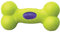 KONG – AirDog Squeaker Bone – Quietschendes, Federndes Apportierspielzeug aus Tennisballmaterial – Für Große Hunde