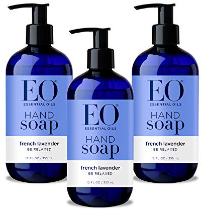 EO Botanische Flüssige Handseife, Französisch Lavendel, 12 Ounce (Pack of 3)