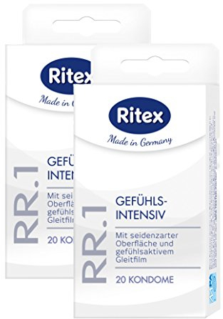 40 (2 x 20er) Ritex RR.1 Kondome - Gefühlsaktive Condome