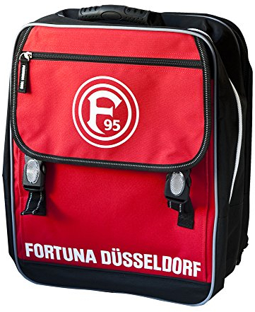benu Schul-Rucksack, Schwarz-Rot, 23078