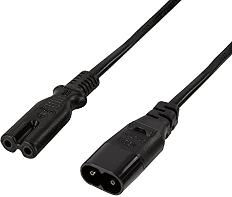 LogiLink CP129 Stromkabel Verlängerung, 2m schwarz