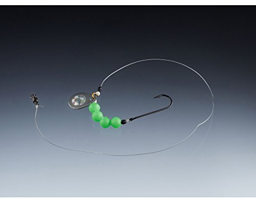 Balzer Plattfisch Blinker Buttlöffel Vorfach Fluo
