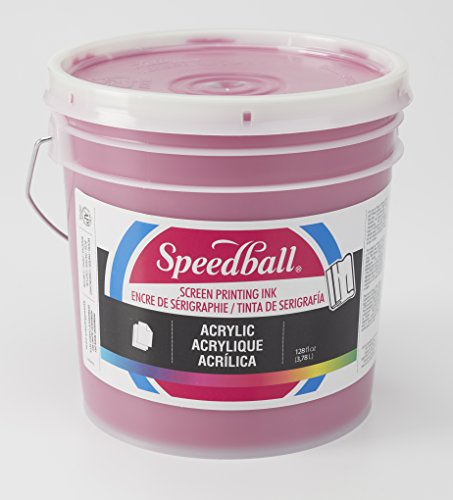 Speedball 046611 Acrylic Screen Printing Ink, 128 FL OZ, Process Magenta