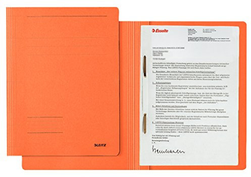LEITZ Schnellhefter Fresh, DIN A4, Karton, orange 30030045