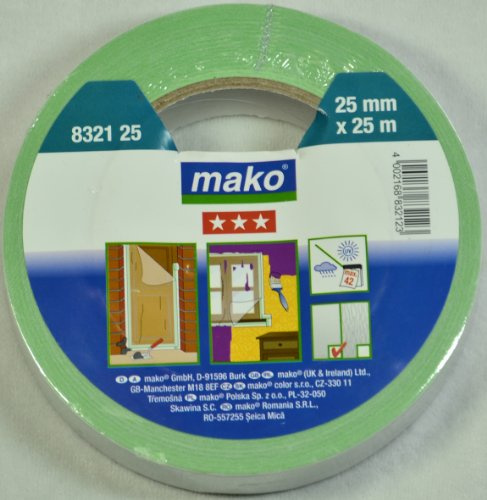 Mako Duoband 60°C für Innen- und Außenbereich 25 mm x 25 m