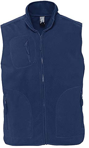 SOLS - Gilet Sportivo Invernale in Pile - Uomo (XL) (Blu Navy)