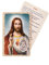 La Maison Du Chrétien Carte de Prière Plastifiée avec Médaille Argentée Jésus Christ