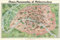 Art Nouveau 1920 Paris Map Maxi Poster