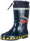 Playshoes Stivali di Gomma Unisex - Bambini e ragazzi, Blu (Vigili Del Fuoco), 34/35 EU
