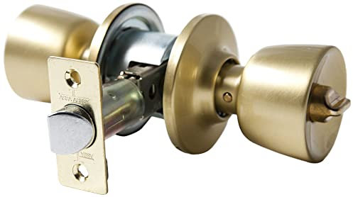 Tesa Assa Abloy 3503U0LM Jeu de poignées TULIPA pour portes Laiton mat Fonction 03 TULIPA