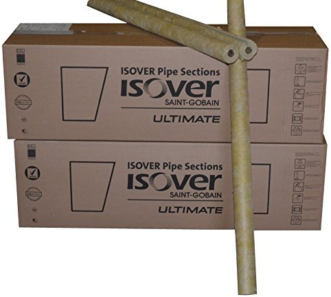 Rohrisolierung Isover U Tech Pipe Section MT 4.0 - unkaschierte Isolierschale - 60x30mm
