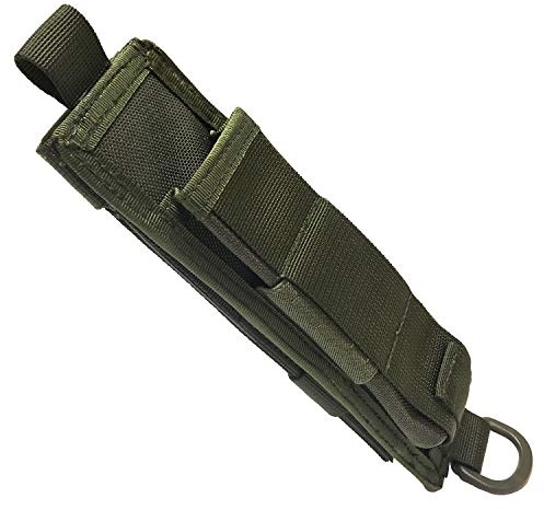 Miles Tactical ASP Molle Baton Holder Pouch fits Expandable Batons and Flashlights (OD Green, 16-26)