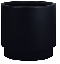 Hobby Flower Basic - Maceta Redonda con Sistema de Auto-riego, 35 x 35 cm, Color Negro