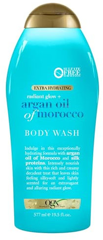 OGX Radiant Glow Argan Oil of Morocco Body Wash 19.5 oz by (OGX) Organix