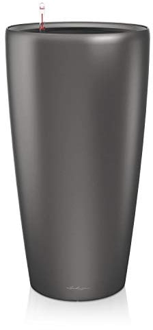 LECHUZA RONDO Premium 40 anthrazit metallic 15743