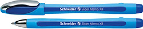 Kugelschreiber Slider Memo XB blau, Visco Glide(Liefermenge=2)