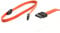 PC24 Shop & Service 2x SATA Kabel 55cm Rot | gerade-gerade | kompatibel bis zu S-ATA/600 | Serial ATA | 1,5GBs/3GBs/6GBs (abwärtskompatibel) | S-ATA Kabel | Premiumqualität