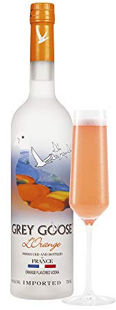 GREY GOOSE L'Orange, 40% ABV, 70cl / 700ml, Premium Orange Flavoured French Vodka, Made with GREY GOOSE Vodka and Essence from Florida Oranges