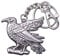 The Noble Collection Ravenclaw Shaped Keychain