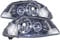 BESTPRICE 2x Hauptscheinwerfer vorne links + rechts H7 / H3 Frontscheinwerfer ohne Stellmotor, Kompatibel mit SEAT CORDOBA (6L2), IBIZA III (6L1)