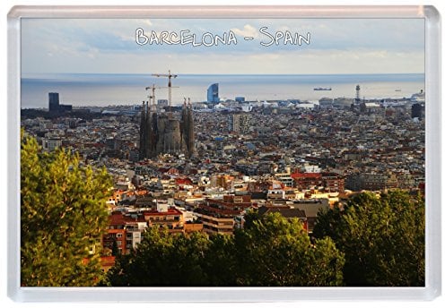 Barcelona - Spain - 96 x67mm Jumbo Fridge Magnet ID819