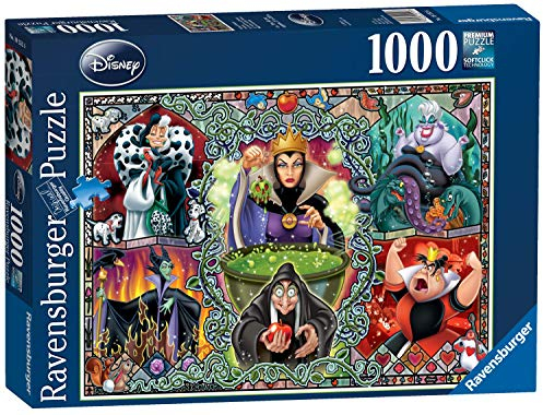 Ravensburger Puzzle 19252 - Weibliche Bösewichte - 1000 Teile Disney Puzzle für Erwachsene und Kinder ab 14 Jahren