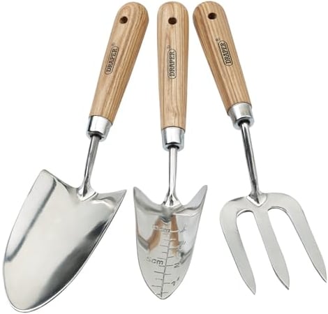 DRAPER FTT/Ash/Set/FSC - Juego de Herramientas para jardinería (Acero)