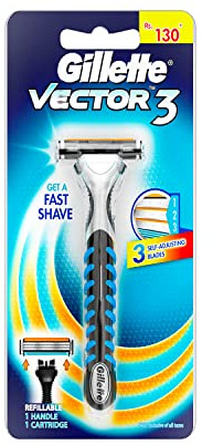 Gillette Vector 3 Manuelle Rasiermesser
