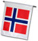 3dRose FL_158399_2 Flagge Norwegen Skandinavien World Country Garden Flagge, 45,7 x 68,6 cm