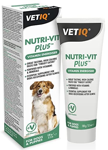 VETIQ Nutri-Vit Plus Vitamin Supplement Paste For Dogs & Puppies, Helps to Provide Extra Energy & Nutrition For Poor Eaters And Support When Off Their Food, 100 g (Pack of 1)