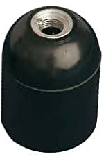 Evila – Fassung E27 Bakelit glatt 4 A 250 V schwarz
