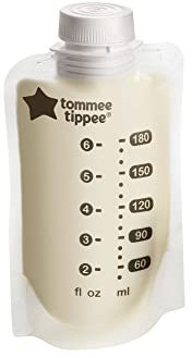 Tommee Tippee Pump and Go - Bolsas de almacenamiento de leche materna, para almacenar y congelar leche materna, 70 unidades