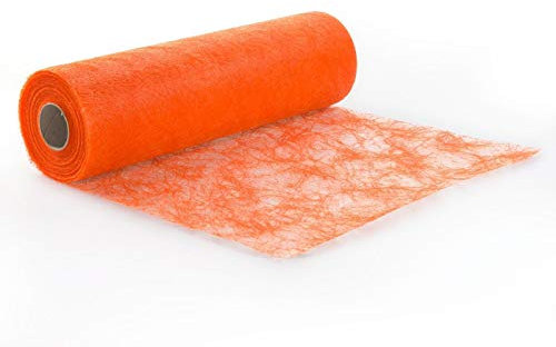 Protinam Tischläufer, Microfaser, 8280 Orange, 5m, 5