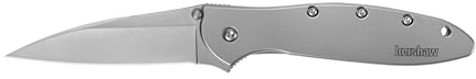 Kershaw Leek A/O Sandvik Couteau Pliant Mixte Adulte, Gris, 76 mm