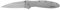 Kershaw Leek A/O Sandvik Couteau Pliant Mixte Adulte, Gris, 76 mm