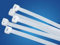50 X White Cable Ties 200Mm X 4.8Mm Zip Tie Bases