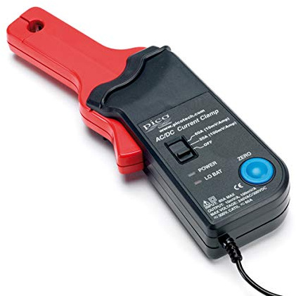 Pico Technology TA009 PicoScope 60 A AC/DC current clamp, 4mm connector