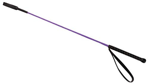 HORKA Horse Race Whip - Reitgerte 65 cm Dressurgerte mit Gummigriff und Handgelenkschlaufen - Pony Training Longieren Fahrhilfe