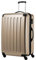 Hauptstadtkoffer Hartschalen Koffer Champagner/Gold Hochglanz Vier 360° Leichtlaufrollen 75x52x32cm 130Liter Reisetrolly