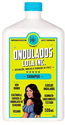 Lola Cosmetics - Shampoo für welliges Haar ONDULADOS LOLA INC - Unisex - 500 ml - Sanfte Reinigung und Definition für Wellen