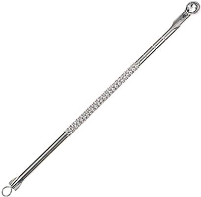 Beaute Galleria Eyehole Blackhead Remover Pimple Extractor Popper for Acne Comedone Blemish Whitehead Zit Removal Tool