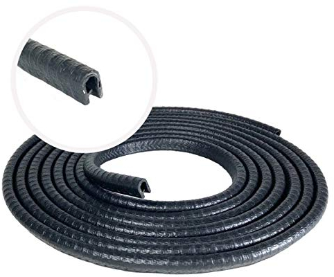 Edge Trim Black Small, 1/8 Fits Edge (10 Feet Length)