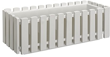 Gardenico Blumenkasten Fency 50 cm, weiß