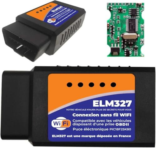 ELM327 OBD2 Bluetooth Diagnosegerät Scanner Code Leser für Android Windows, Auto Diagnosegerät OBD Adapter für Alle OBDII Protokoll Fahrzeuge