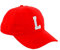 Morefaz Unisex Jungen Mädchen Mütze Baseball Cap ROT Hut Kinder Kappe Alphabet A-Z TM (L)