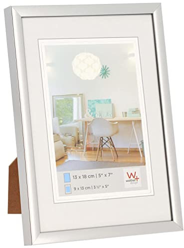 walther design Marco de fotos plata 10 x 15 cm Marco de plástico New Lifestyle KV015S
